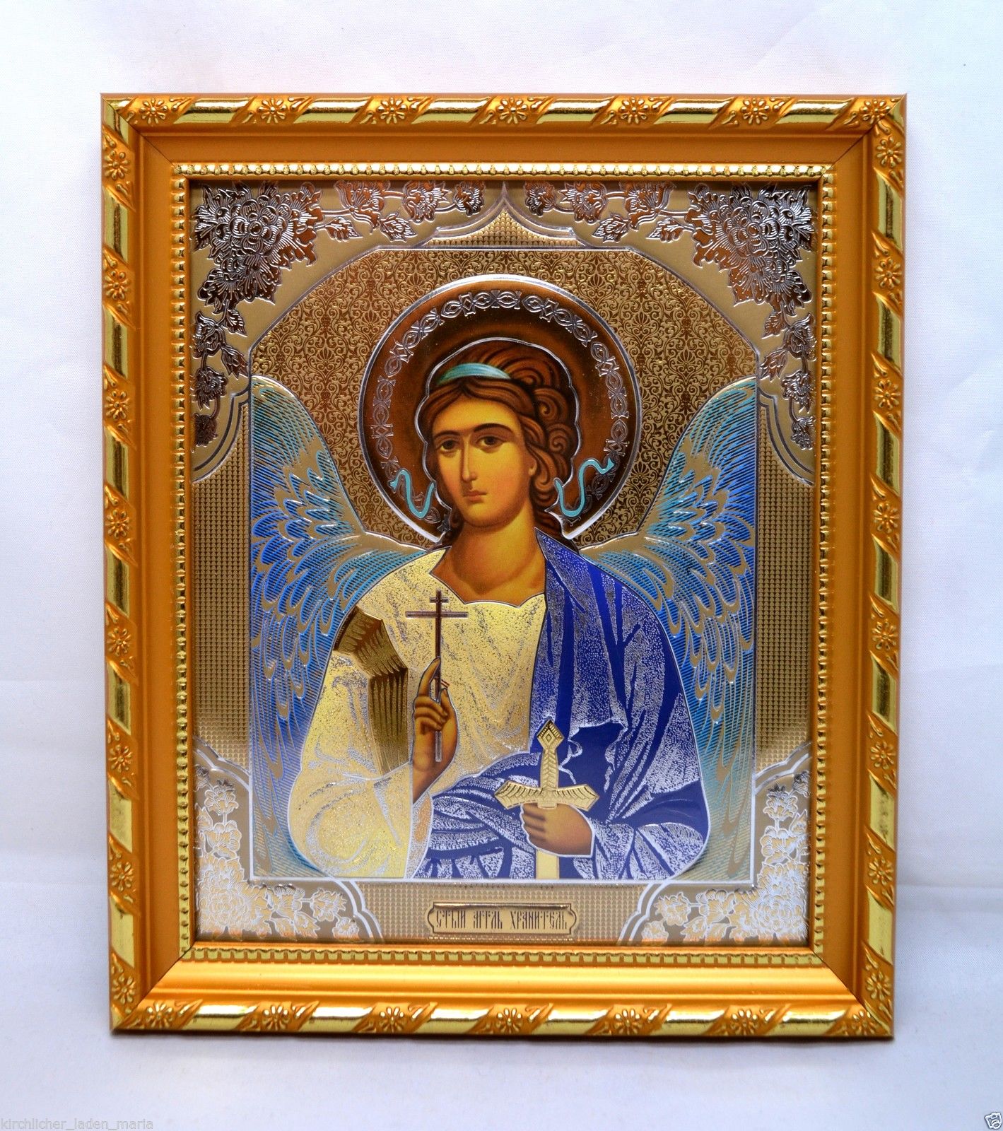 икона Ангел хранитель освящена в рамке, 10452