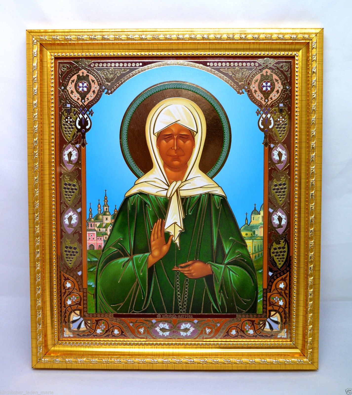 икона святая Матрона Mосковская освящена, 10466