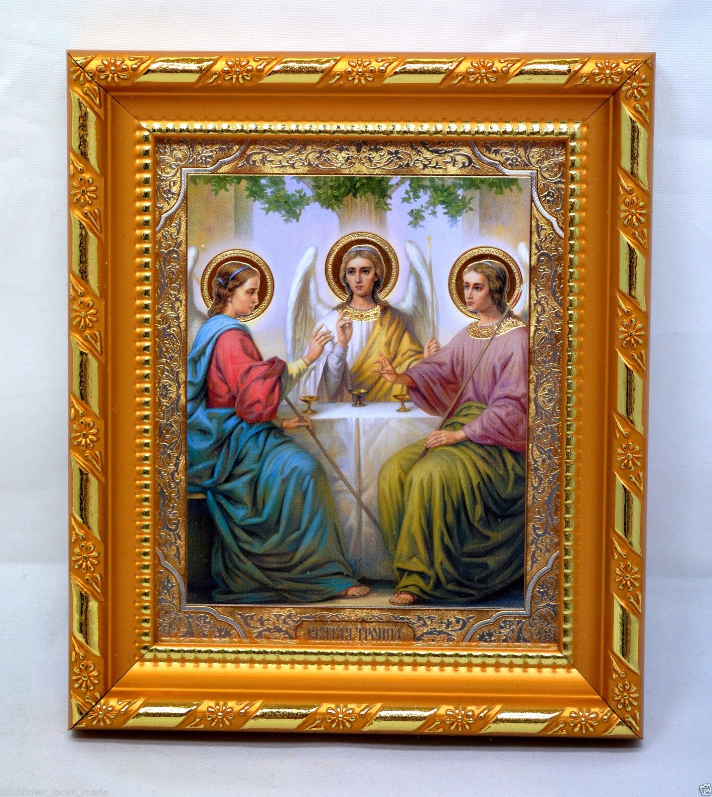 икона Святая троица освящена, 10469