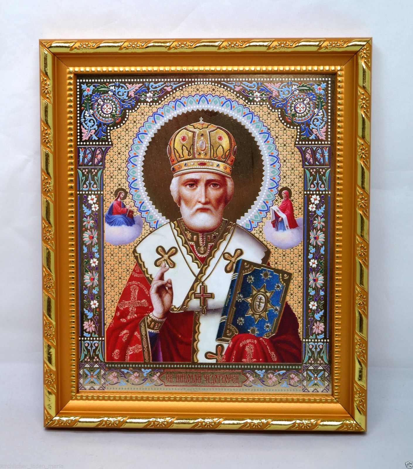 икона святой Николай чудотворец освящена, 10526