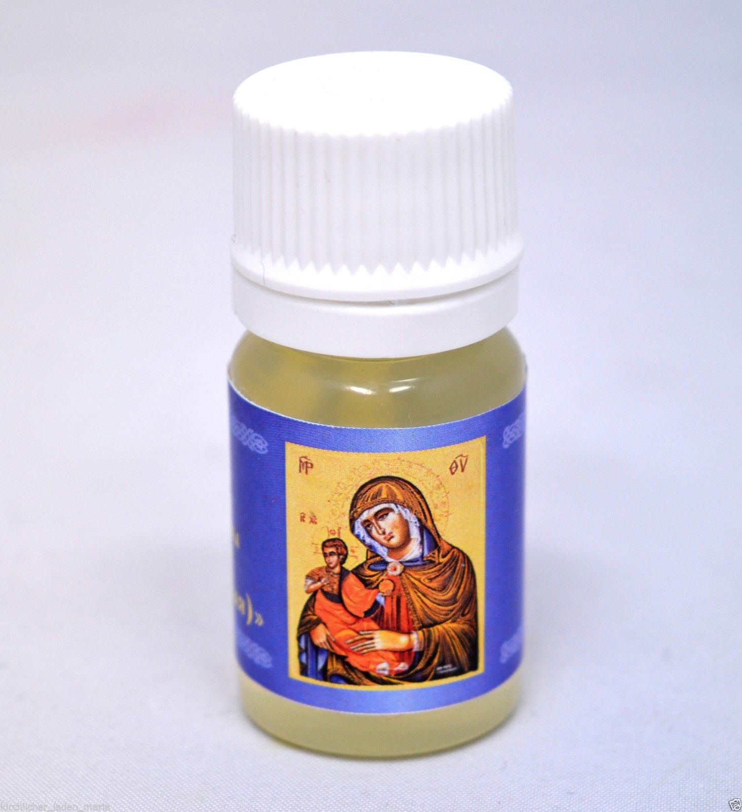 Oil is consecrated by the Icon of the Mother of God Gottesmutter