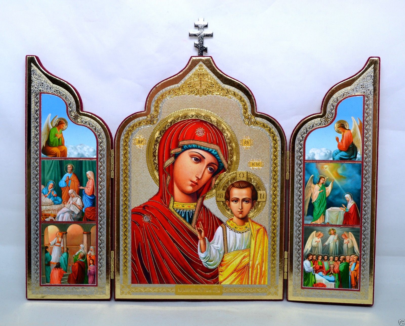 икона Богородица Казанская освящена, 10422