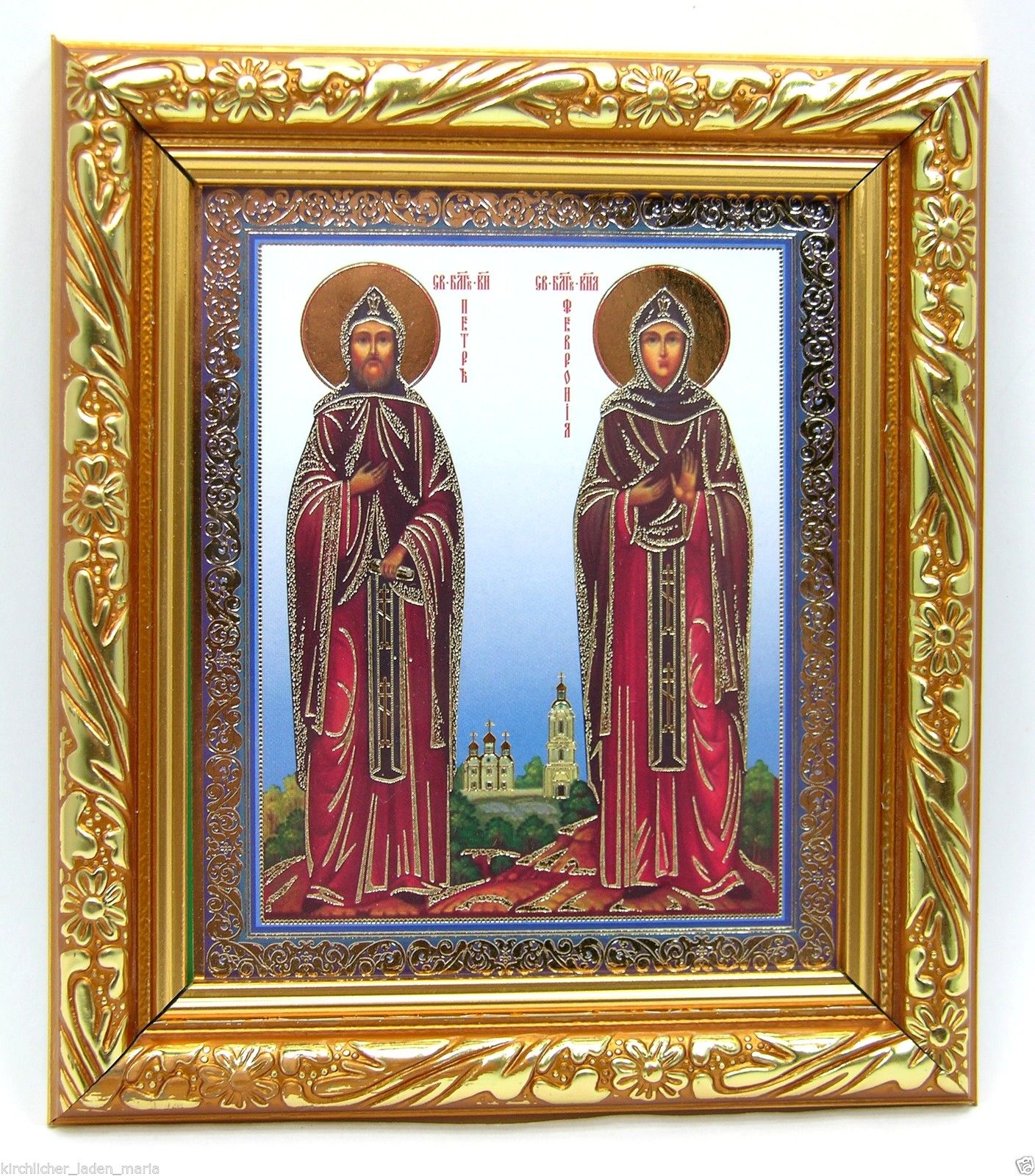 Ikone heiligen Peter und Fevronija