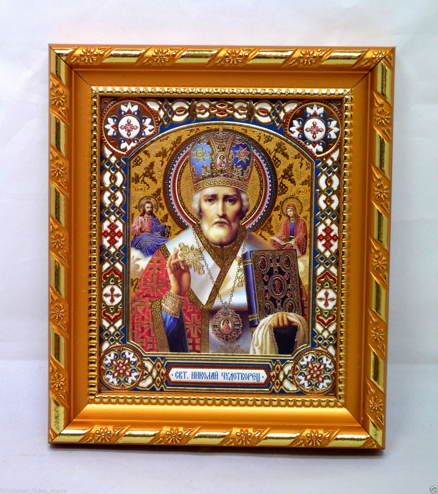 икона святой Николай чудотворец освящена, 10550