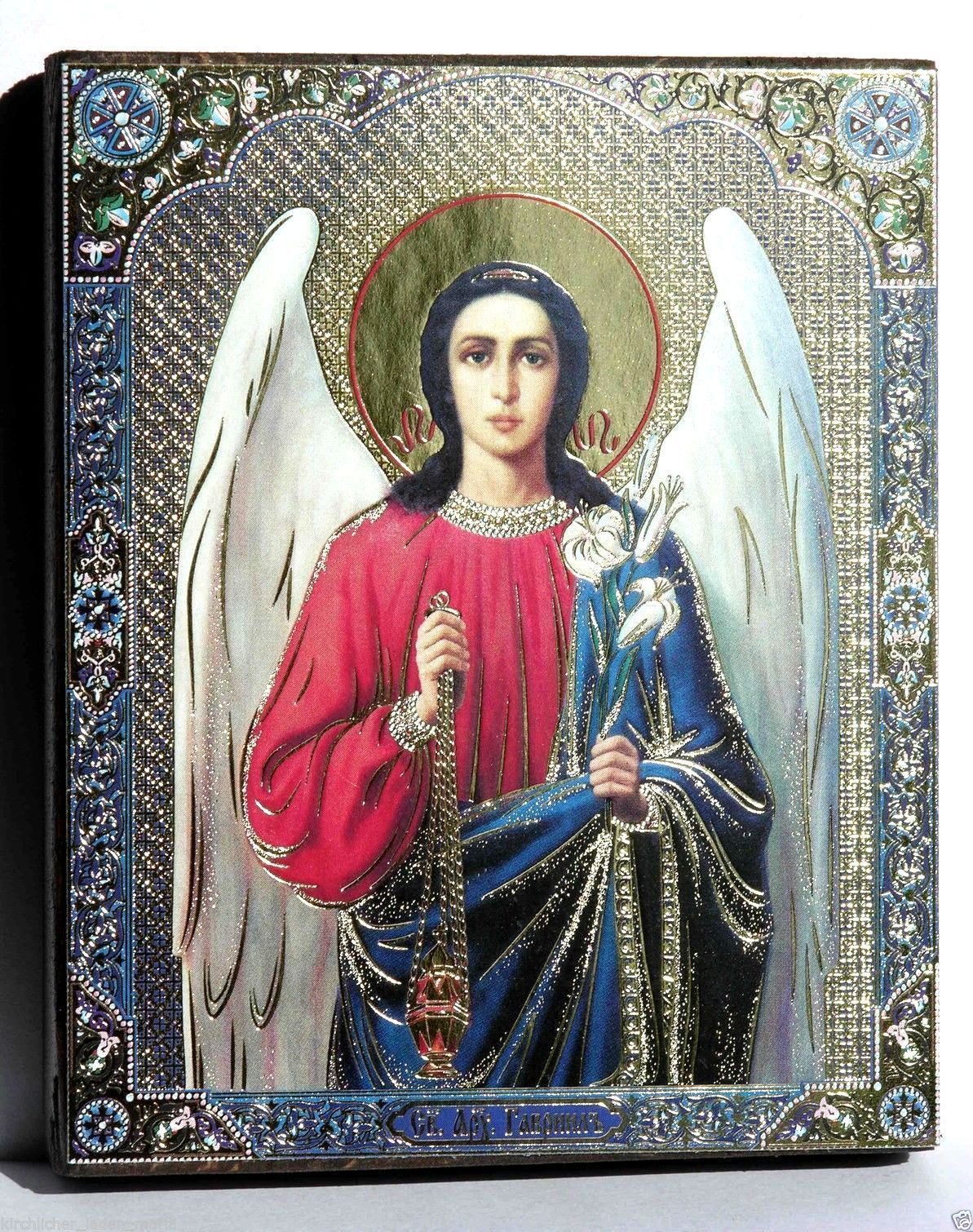 икона архангел Гавриил освящена, 10619