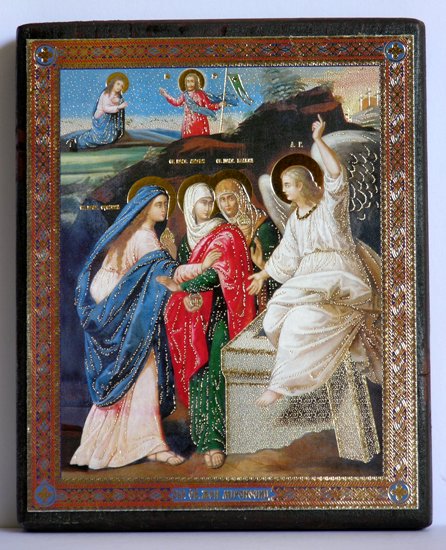 Ikone Heilige Frauen Myrrhbearers